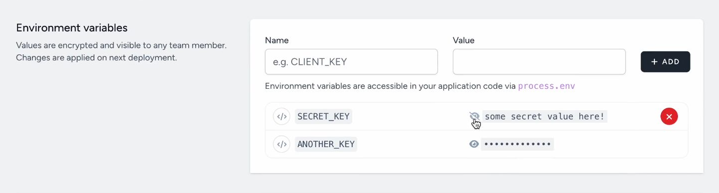 Environment Variables