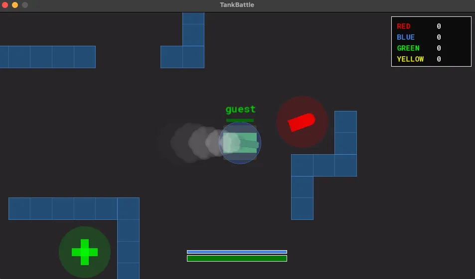 Tanks demo in GameMaker
