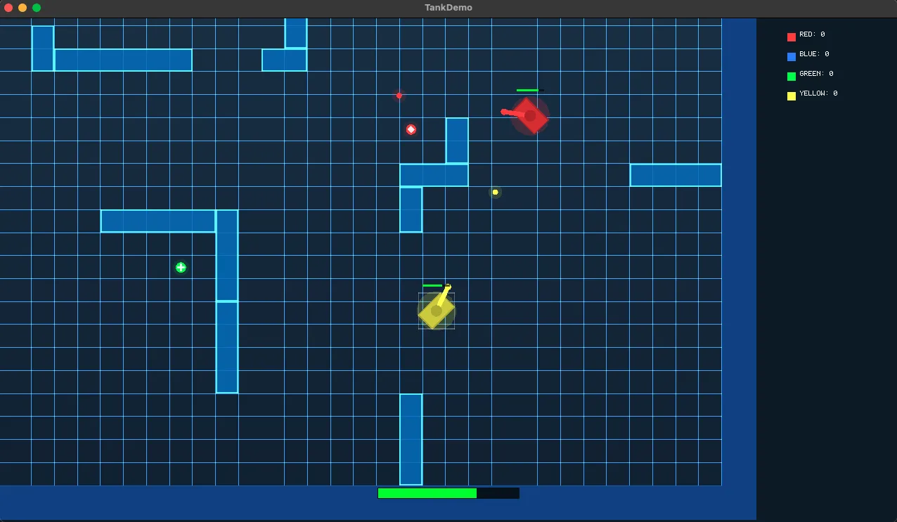 Tanks demo in MonoGame