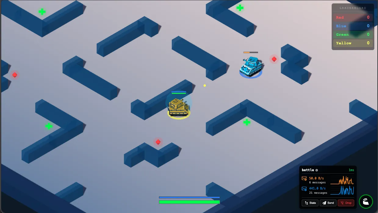 Tanks demo in PlayCanvas