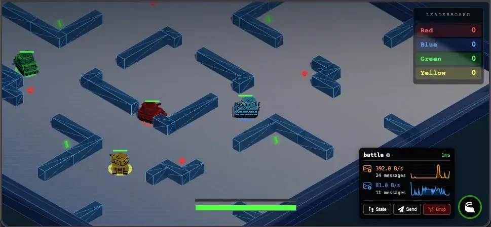 Tanks demo in Three.js